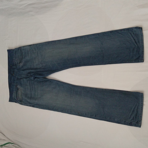 Levi's 597 men's casual low rise boot cut medium wash denim jeans sz 33×34 - Picture 2 of 16